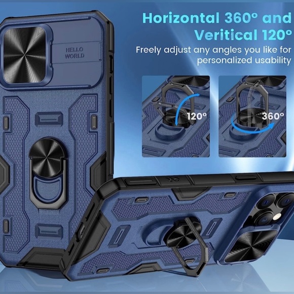 Lot of six (6) iPhone 14 Pro Case Navy Blue - Picture 6 of 9